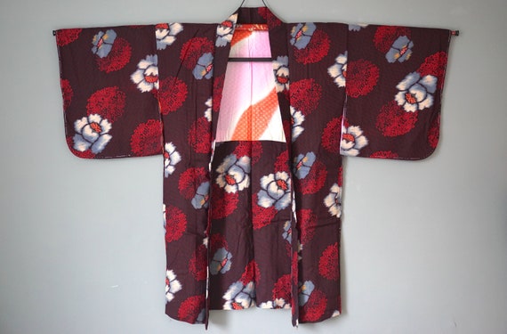 MEISEN Haori /  Vintage Japanese Kimono #701 - image 2