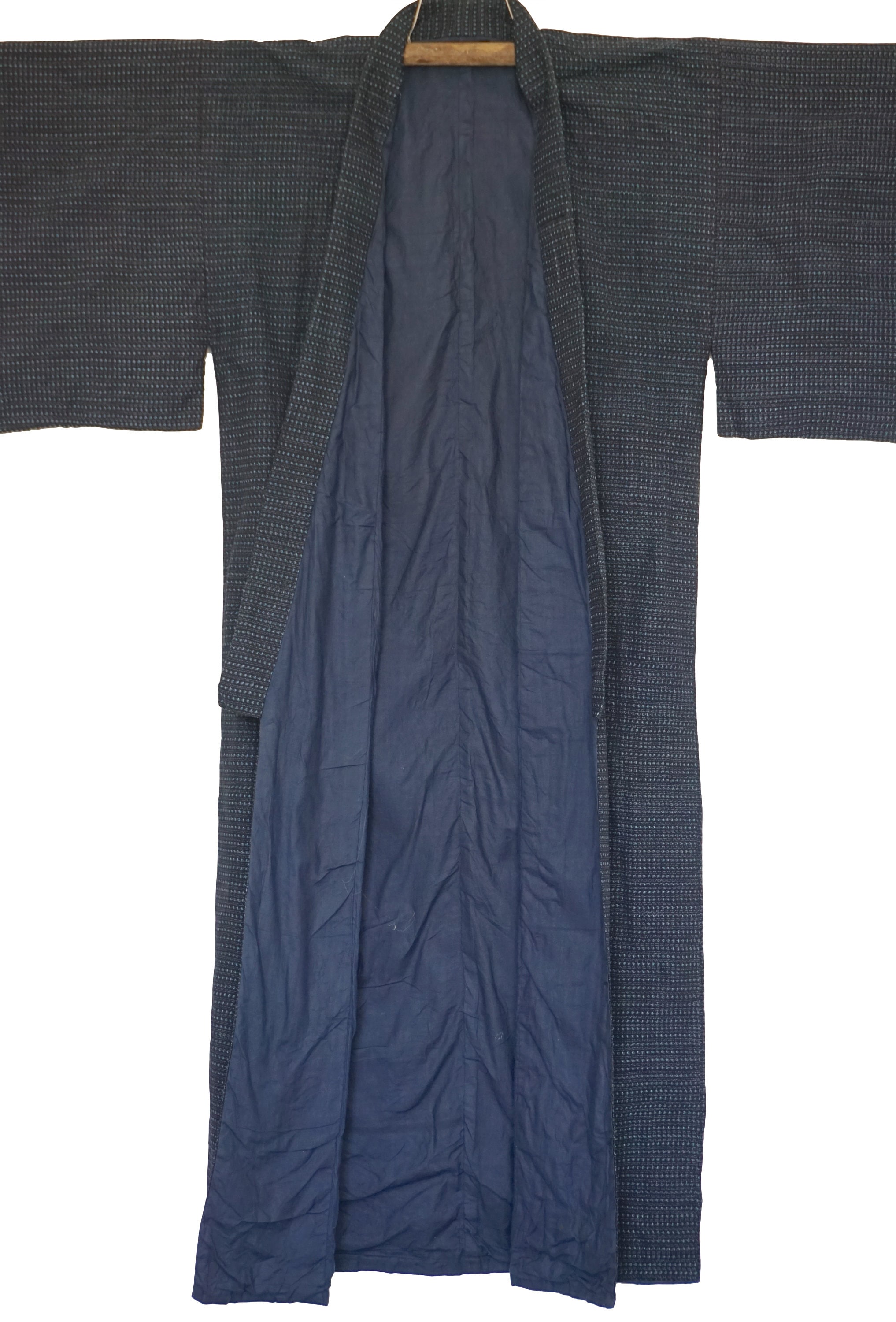 MENS Indigo Peasant Kimono / Vintage Japanese Textile 857 Etsy