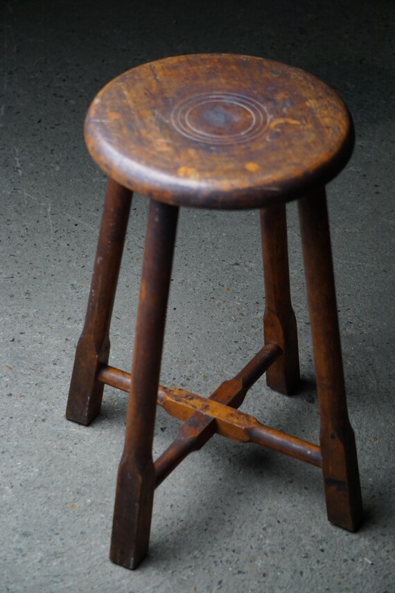 Round Stool / Japanese Vintage - F282 - Etsy UK