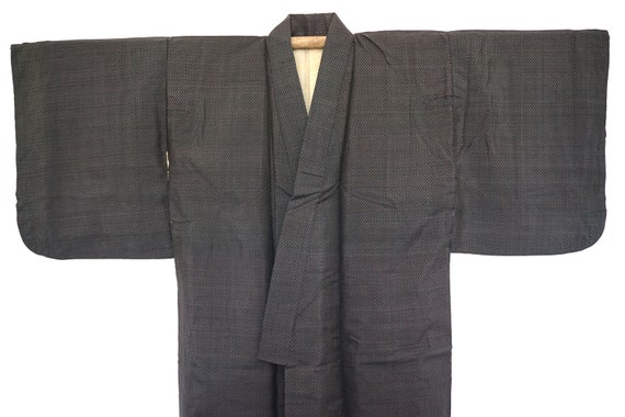 Fine Patterend Silk Peasant Kimono / Vintage Japanese Textile - Etsy UK