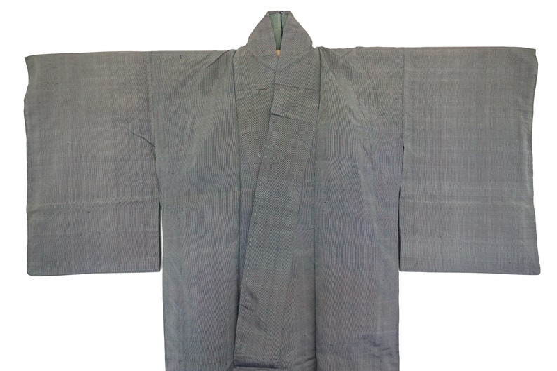 Fine Striped Silk Peasant Kimono / Vintage Japanese Textile | Etsy