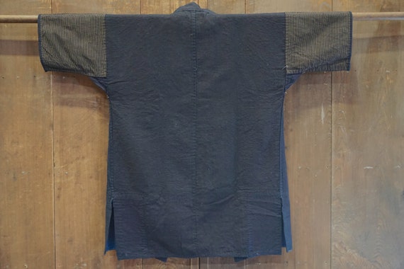 MEIJI ERA Sashiko Stitched Work Jacket / Antique … - image 8