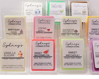 Highly Scented Wax Melts | Long-lasting scents | Hand-Poured | Relaxing Aromatherapy
