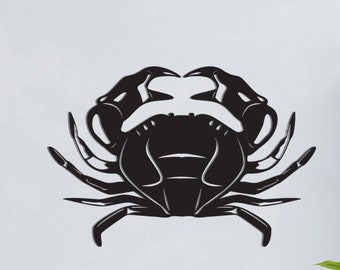 Metal Crab Wall Art Etsy