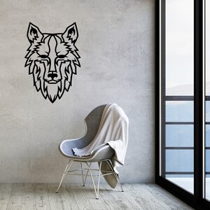 Wolf Metal Wall Art, Metal Wall Decor, Metal Wall Art, Wildlife Decor ...