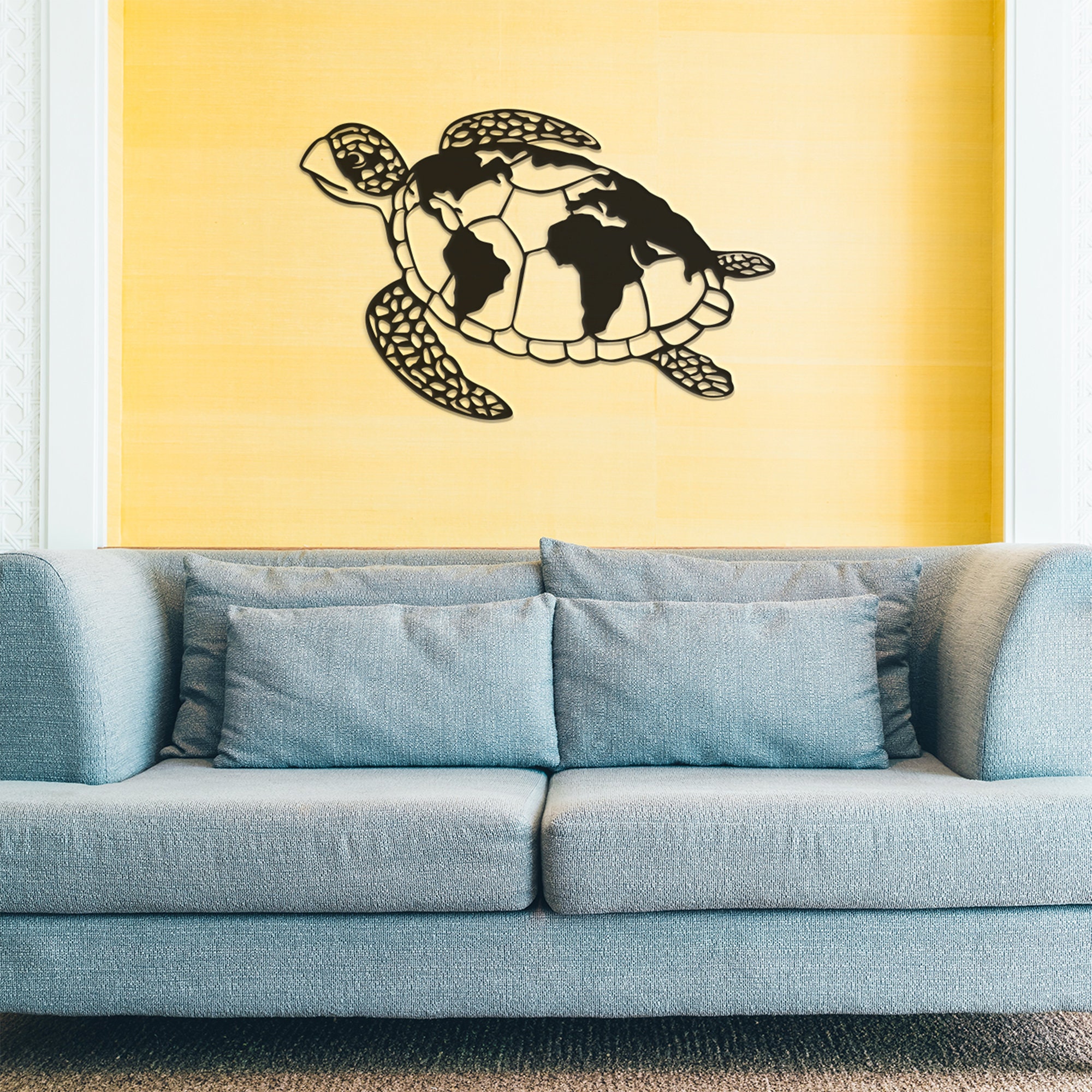 Metal World Map Wall Art Metal Wall Decor Metal Wall Art | Etsy