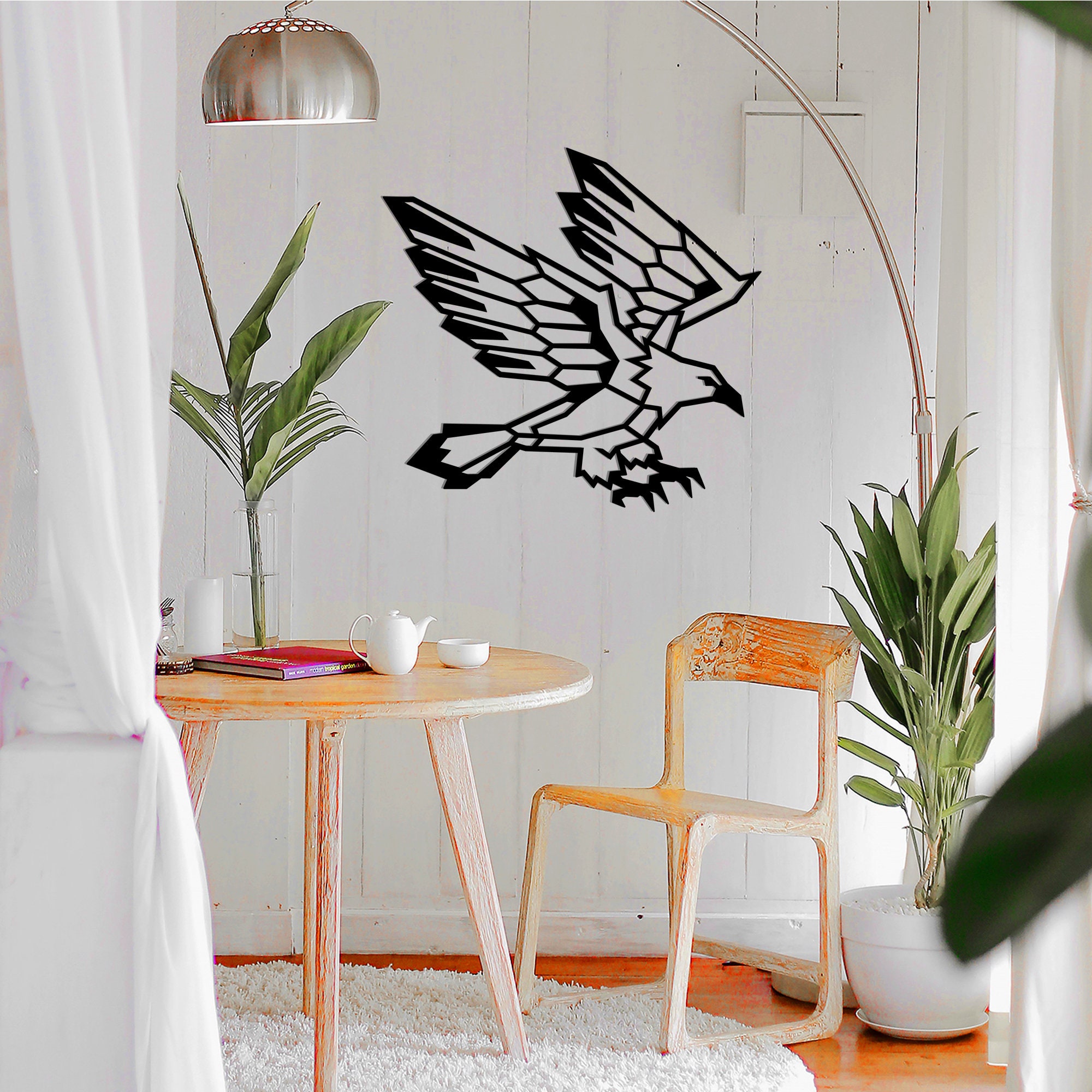 Geometric Eagle Wall Art Metal Wall DecorMetal Wall Art Etsy