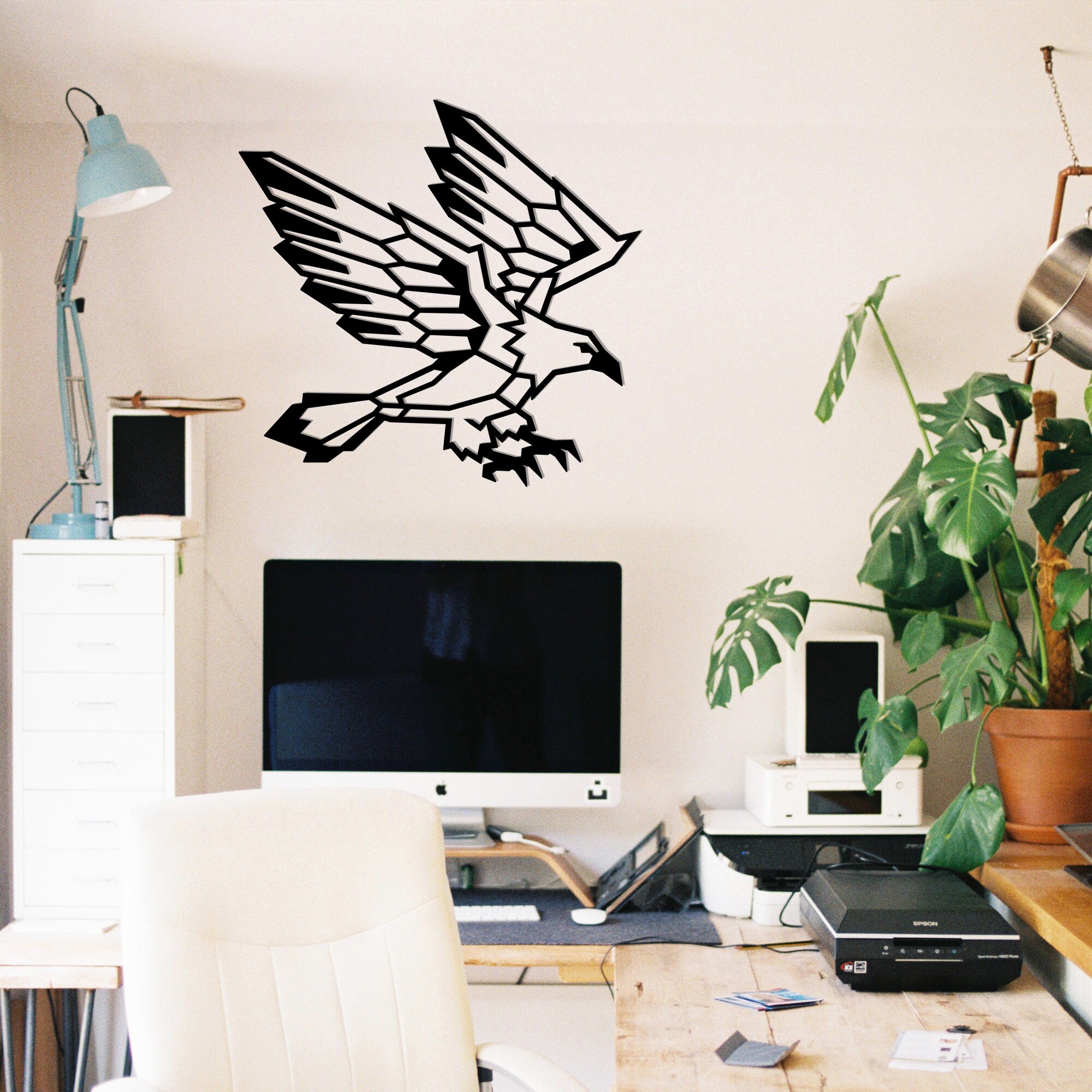 Geometric Eagle Wall Art Metal Wall DecorMetal Wall Art Etsy