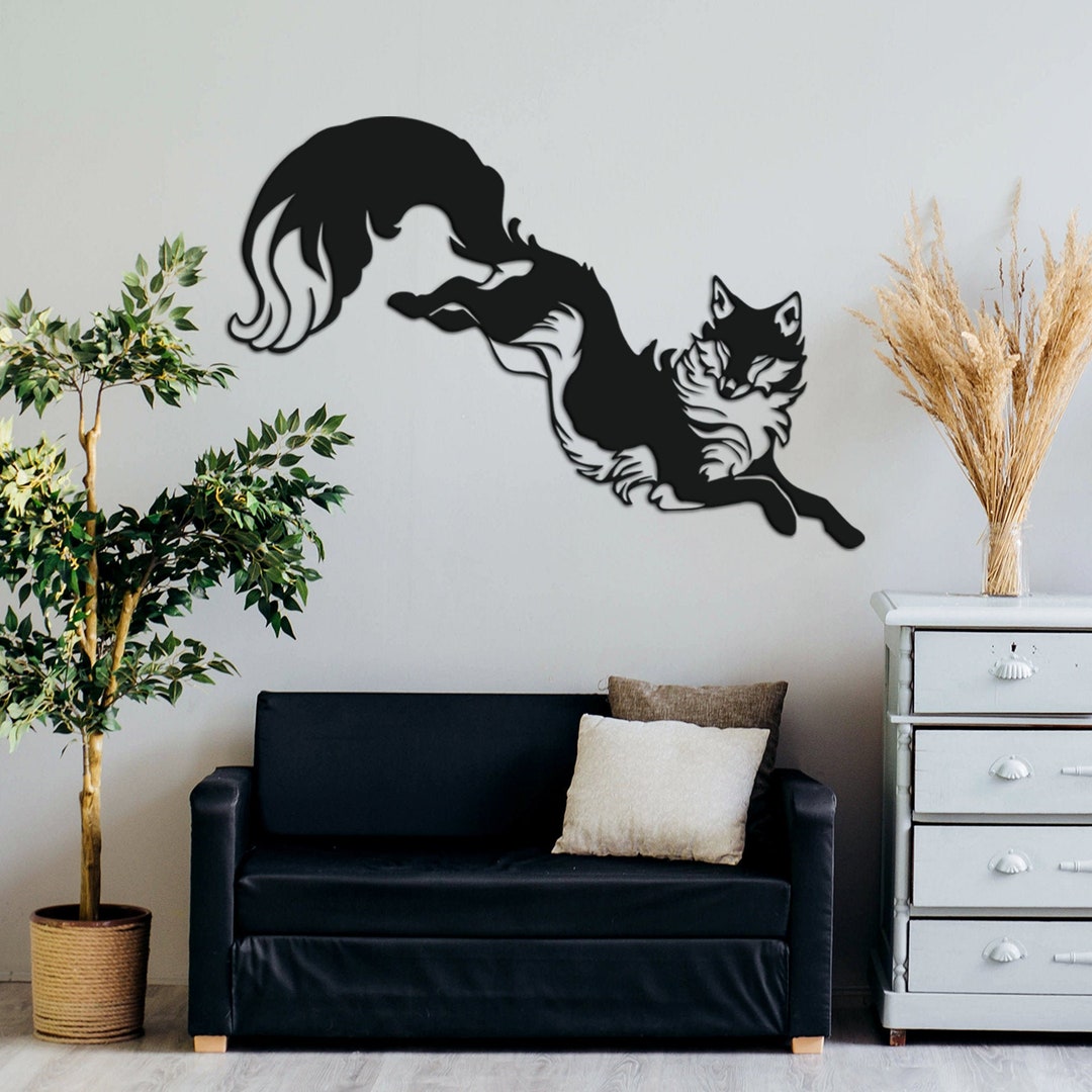 Fox Wall Art, Metal Wall Decor, Metal Wall Art, Fox Decor Wall Art,fox