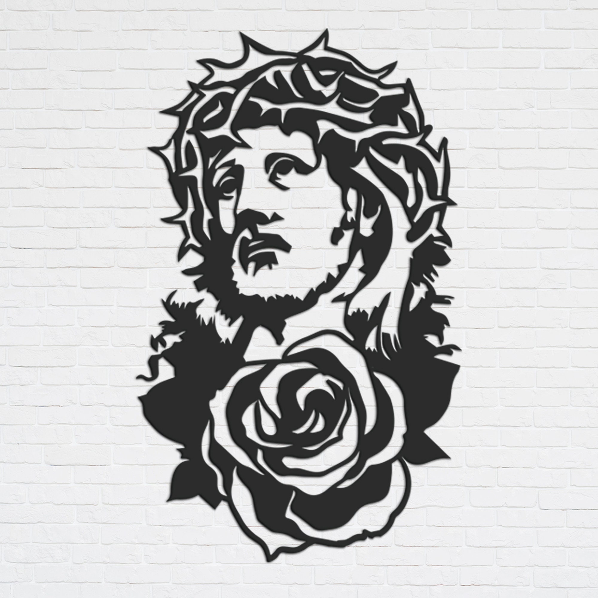 Jesus Wall Decormetal Wall Artmetal Wall Decorreligious | Etsy