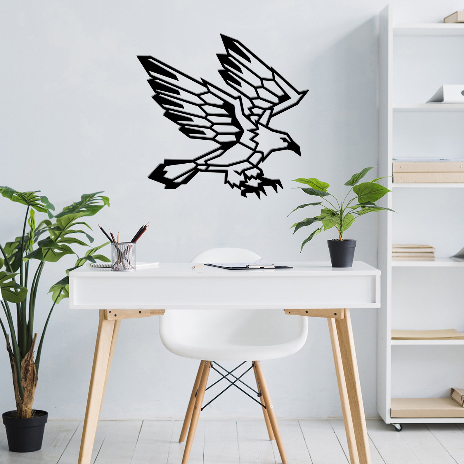 Geometric Eagle Wall Art Metal Wall DecorMetal Wall Art Etsy