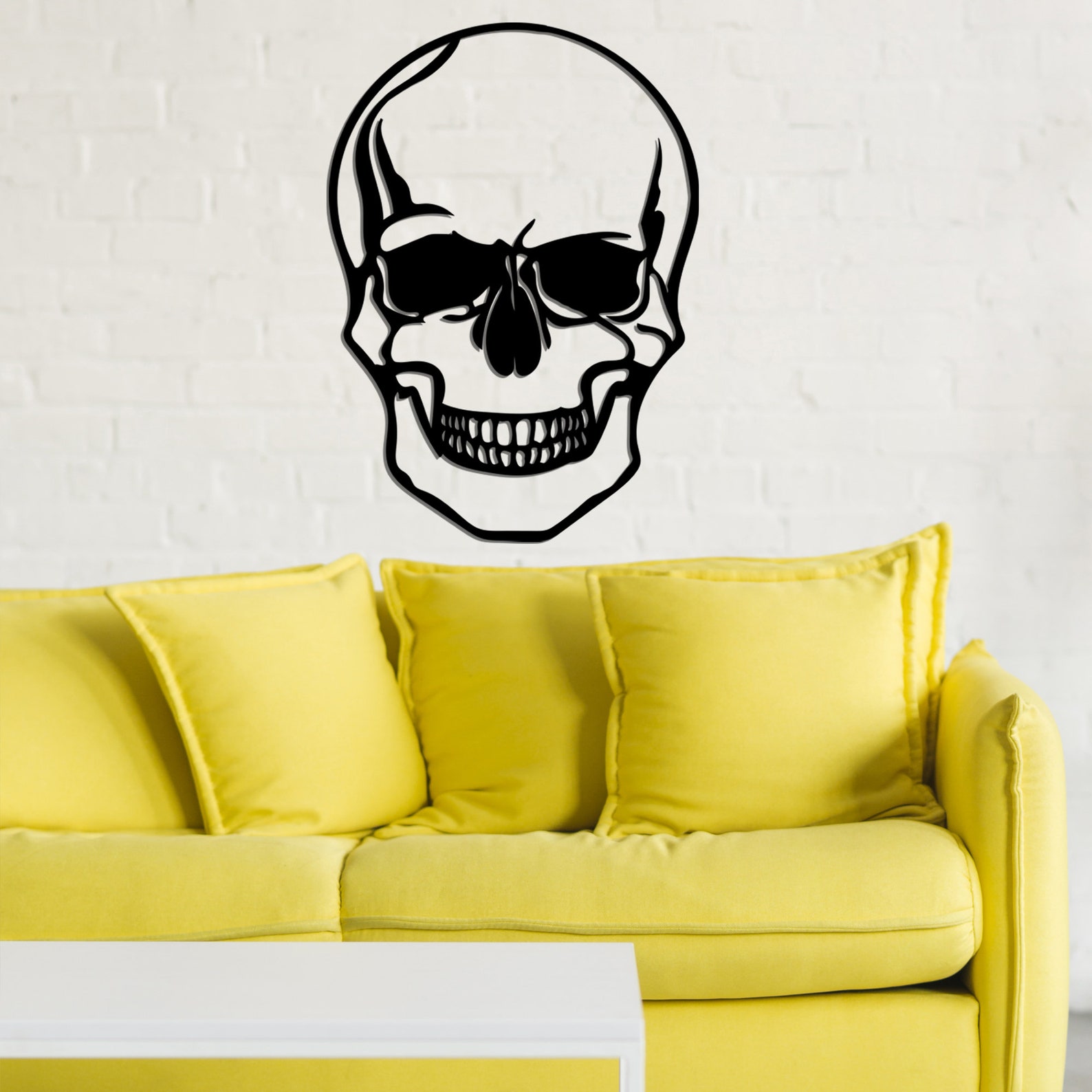 Human Skull Wall DecorMetal Wall ArtMetal Wall DecorMetal Etsy