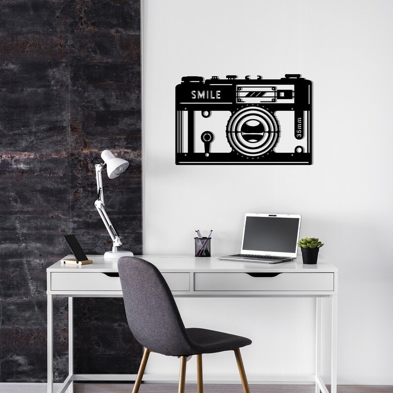 Vintage Camera Wall Art Metal Wall Decor Metal Wall Art Etsy