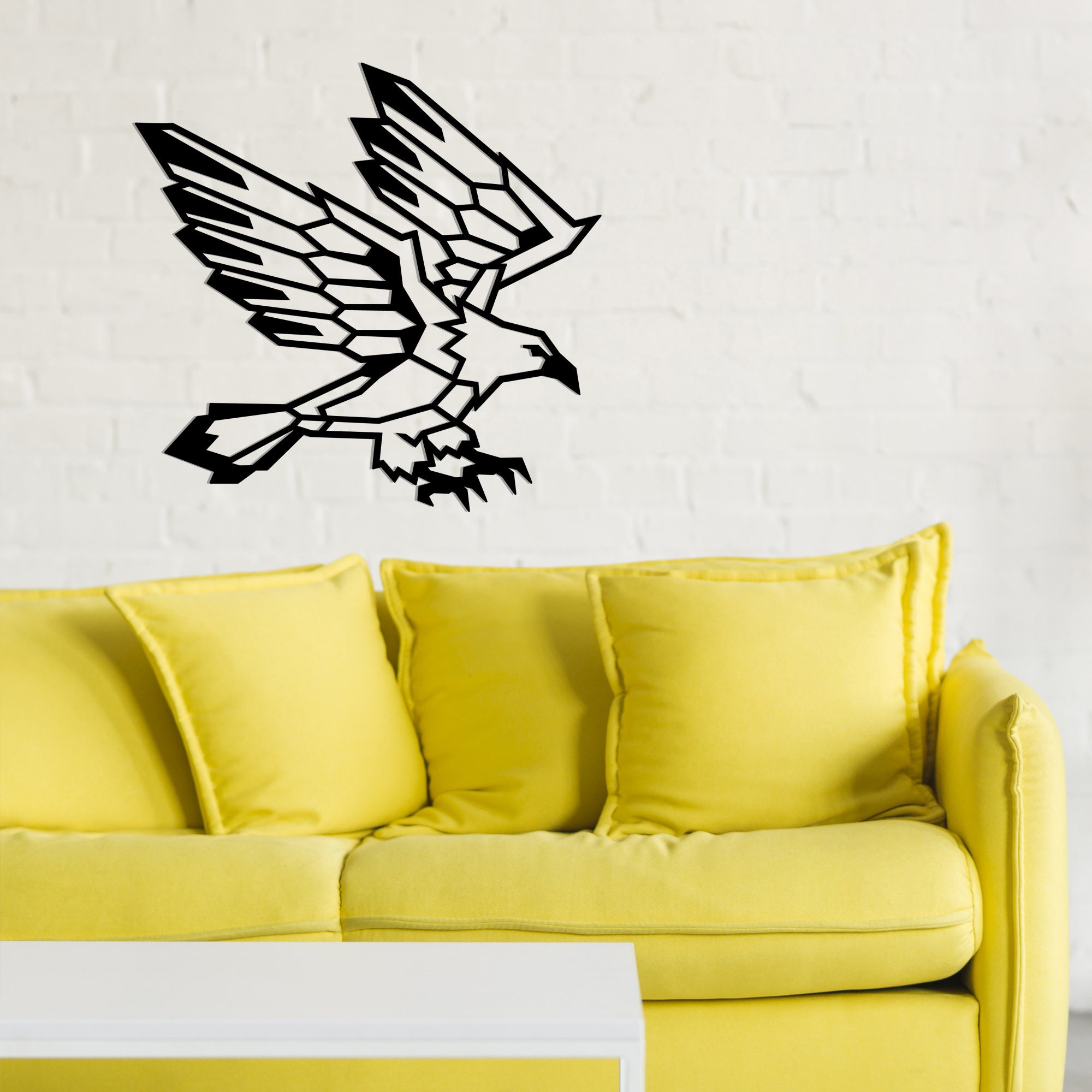 Geometric Eagle Wall Art Metal Wall DecorMetal Wall Art Etsy