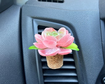 Flower Pot Car Air Freshener Vent Clips