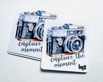 Capture the Moment Sticker Easy Peel Decorative Sticker