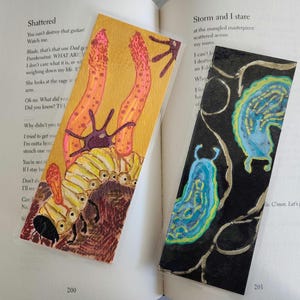 Discounted Hand-painted Laminated Bookmarks: Take Me Home!