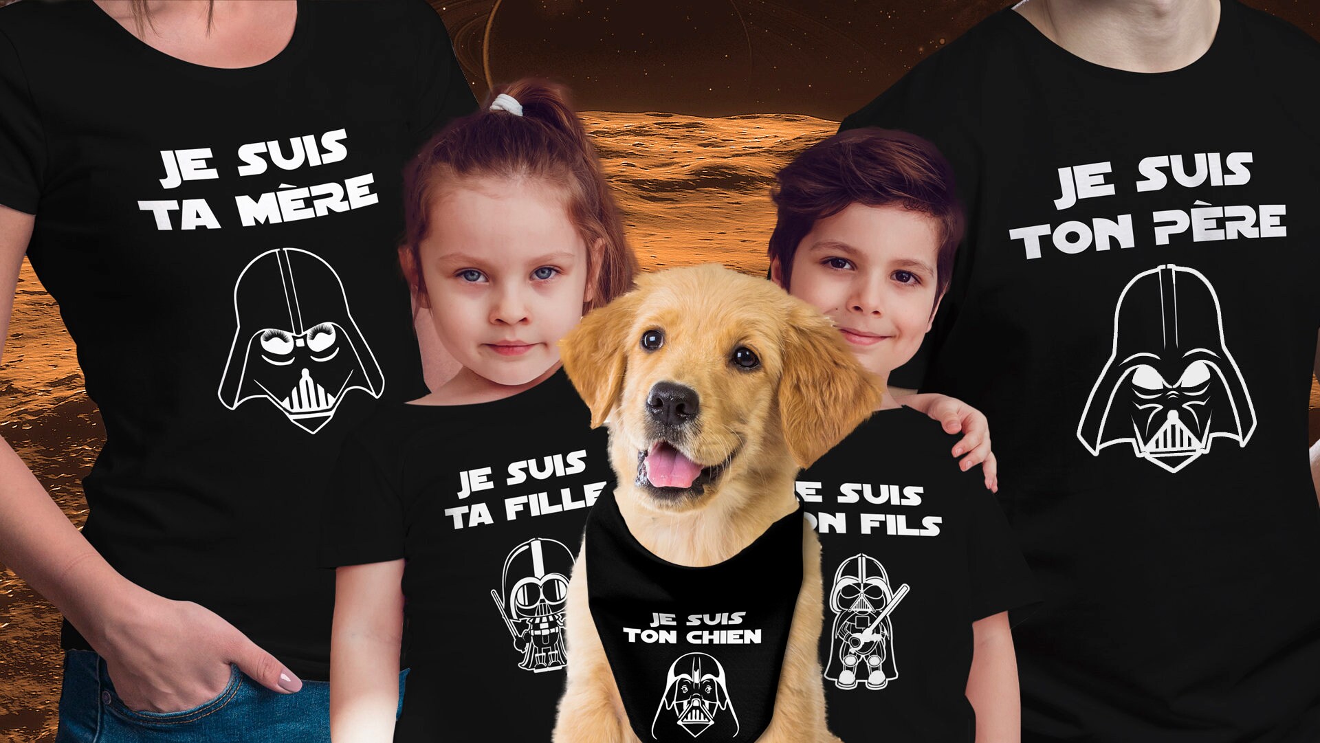 Je Suis Le Parrain De Ton Fils T shirt humoristique drôle parodie star wars famille luc dark - Etsy France