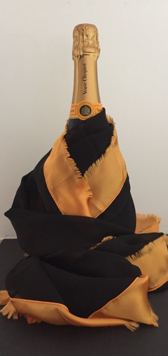 Rare VEUVE CLICQUOT x MABILLE Scarf or Shawl. Fren