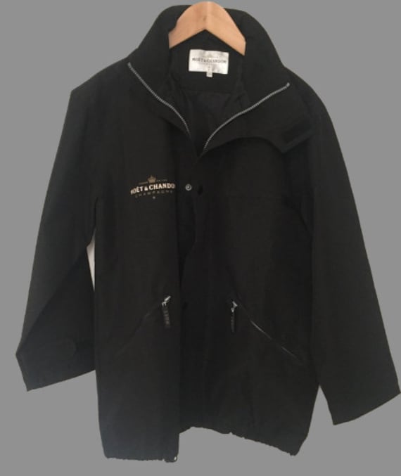 Black MOET AND CHANDON Employee Coat, Windbreaker… - image 1