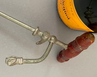 Fuente de champán antigua, rara, con tapón o abridor. Una fascinante innovación francesa.