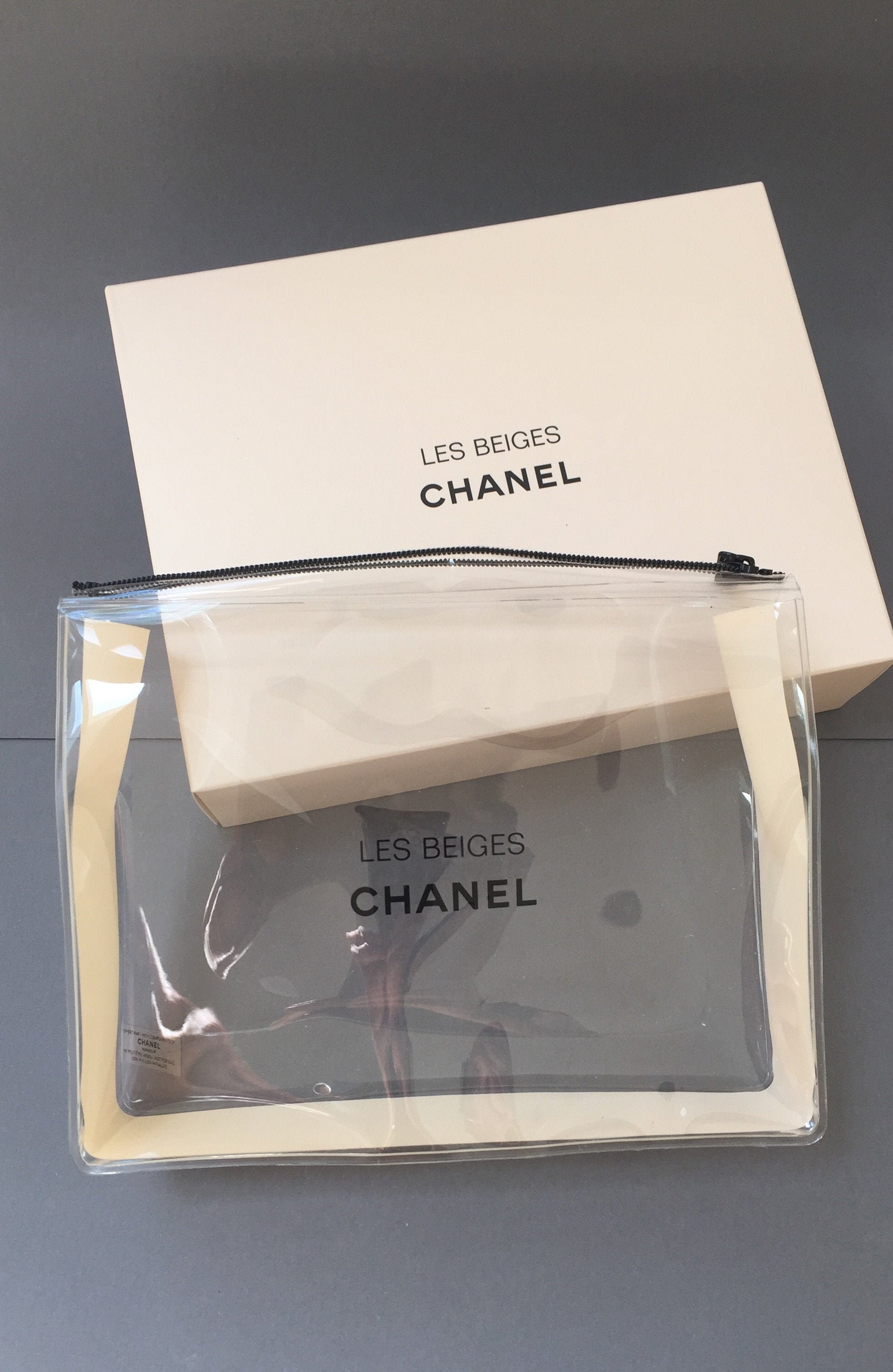 Clear Chanel Authentic Makeup Bag VIP Gift From France. -  Denmark