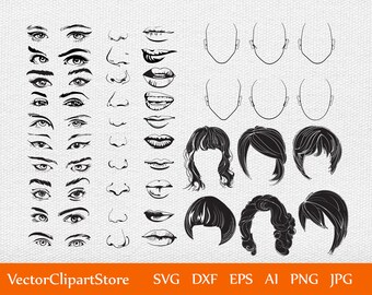 Download Women Face Svg Etsy
