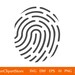 Fingerprint SVG. Thumbprint SVG, DXF. Thumb Print Svg. Biometric Svg ...