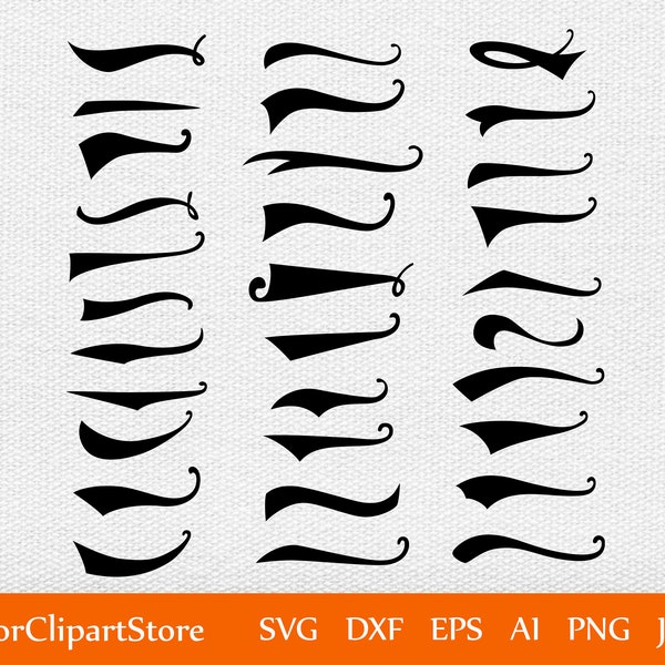 Font tails svg, Text tails svg, text swashes svg, font swash svg, text swoosh svg. 31 designs of tails. Baseball text tail swashes