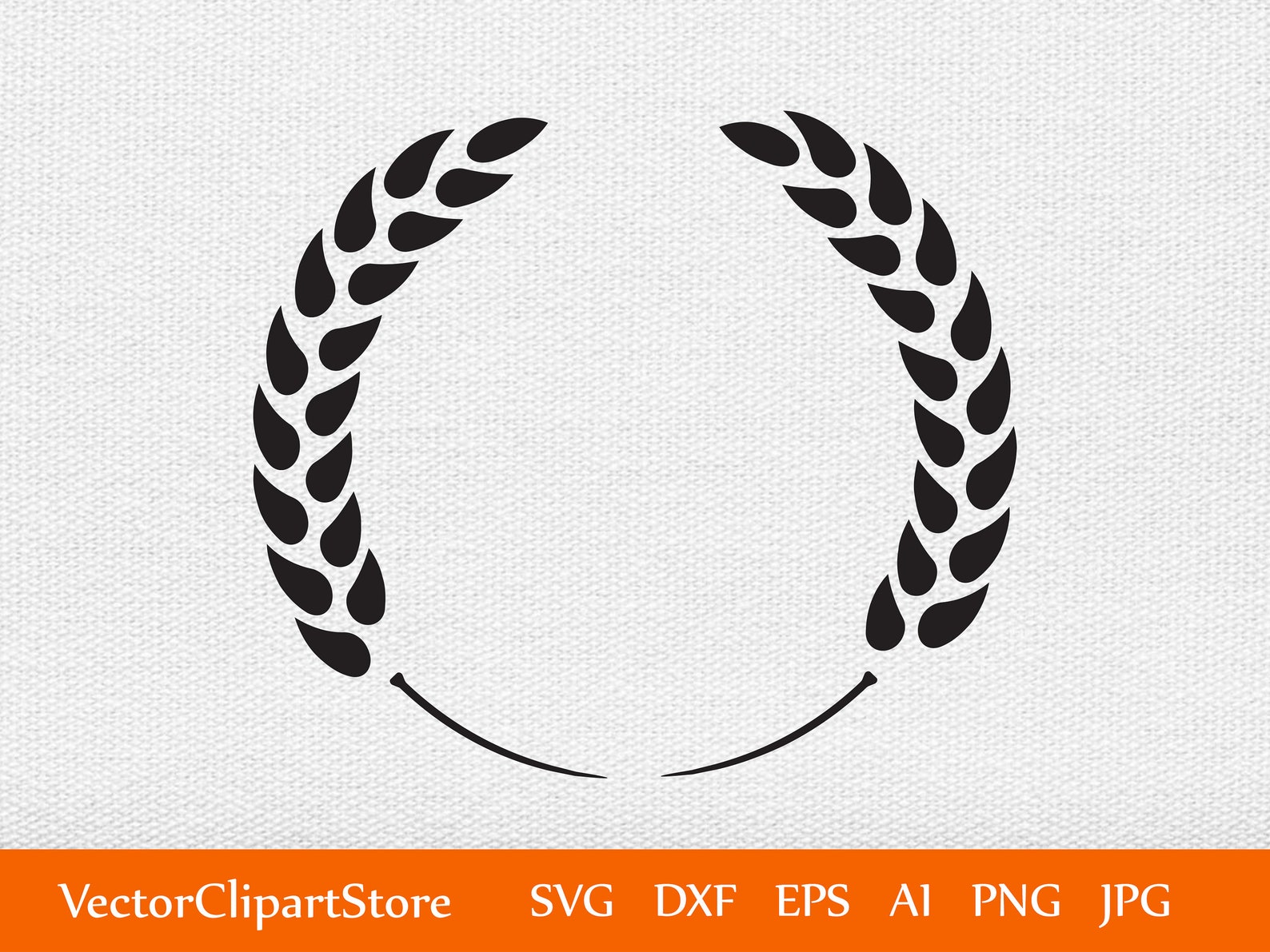 Wreath Wheat Shield Frame/ Design Logo/ Badge Label Sticker Emblem ...