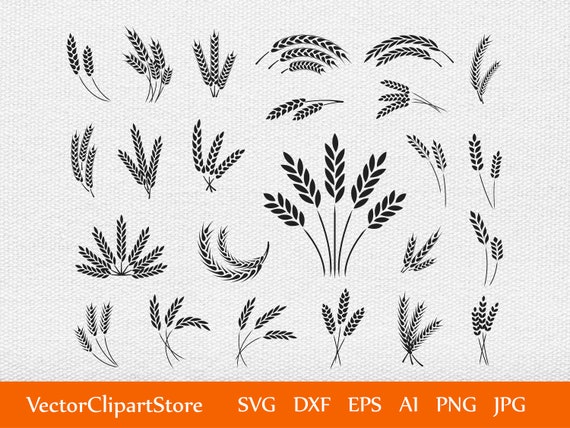 Wheat svg/Wheat svg bundle/Grain svg/Wheat clip art/Wheat | Etsy