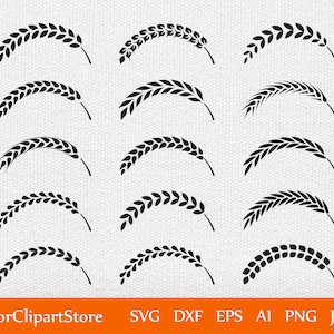 Trigo svg/Trigo svg bundle/Grain svg/Wheat clip art/Silueta de trigo/Trigo para Cricut/Wheat cut files/Harvest svg/Silueta de trigo svg