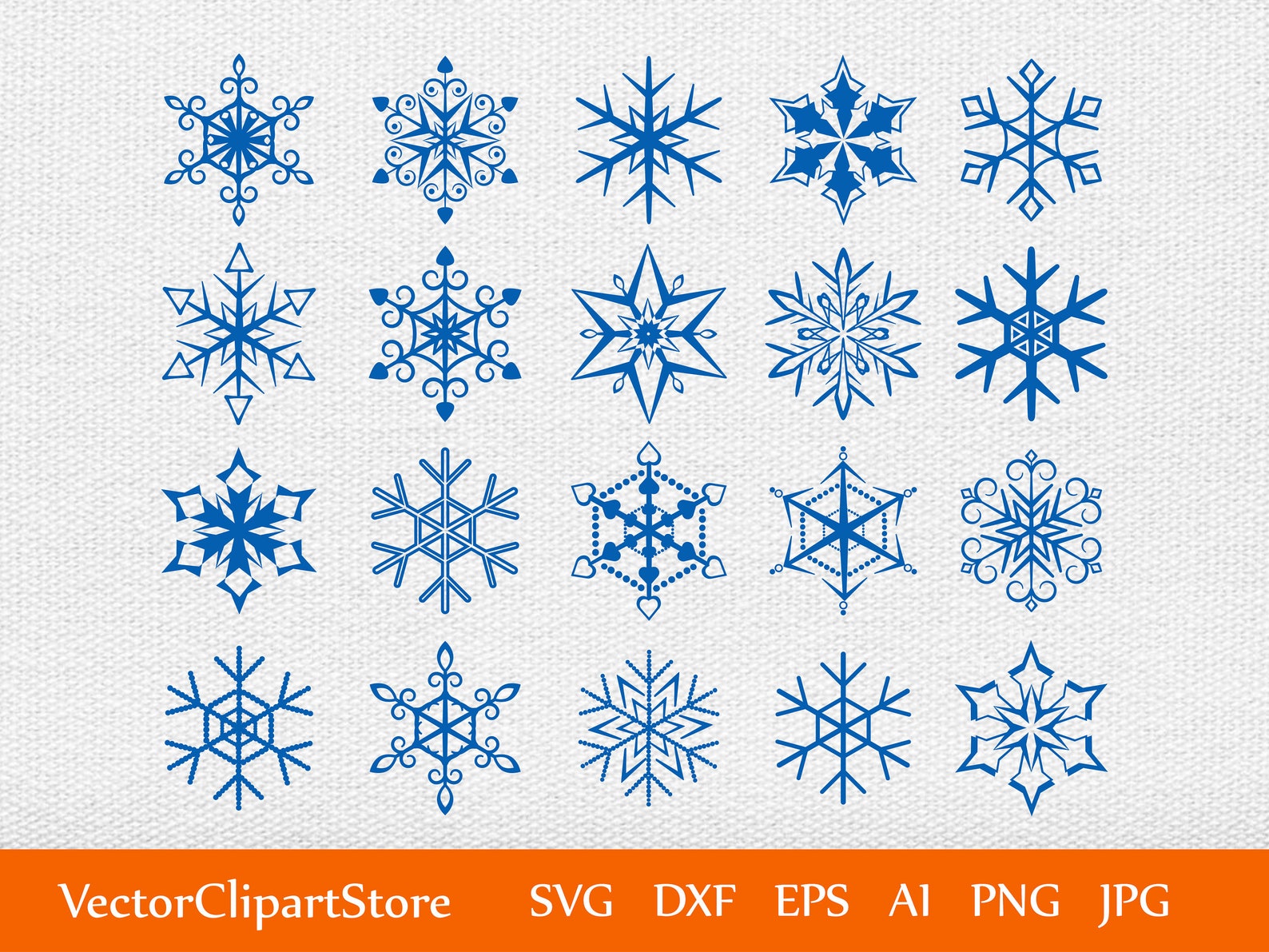 Download Snowflake Svg Bundle Flake Winter svg Christmas svg | Etsy