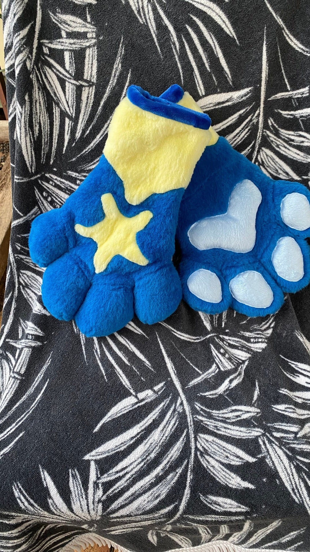 Fursuit Paws Fursuit Premade Paws Beach Theme - Etsy UK