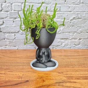 People Planter Pregnant Belly Embrace With Drip Tray | Crossed Legs ...