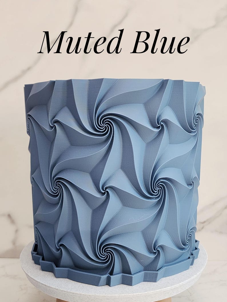 Indoor Planter Pot with drainage "Swirl Pot" image 5