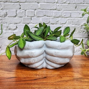 Heart shaped hands Planter  | Love planter | Hand Planter | Unique Planter  | Hands Plant pot