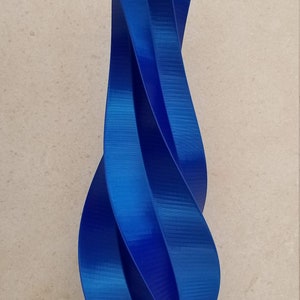 Silky Royal Sapphire Blau Twisted Star Vase Tischvase Wohnkultur Unikat Vase Bild 3