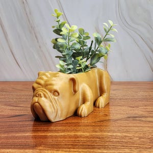 Engelse Bulldog-planter leggen | Cadeau Engelse Bulldog | Engelse Bulldog-pot | Bulldogplanter