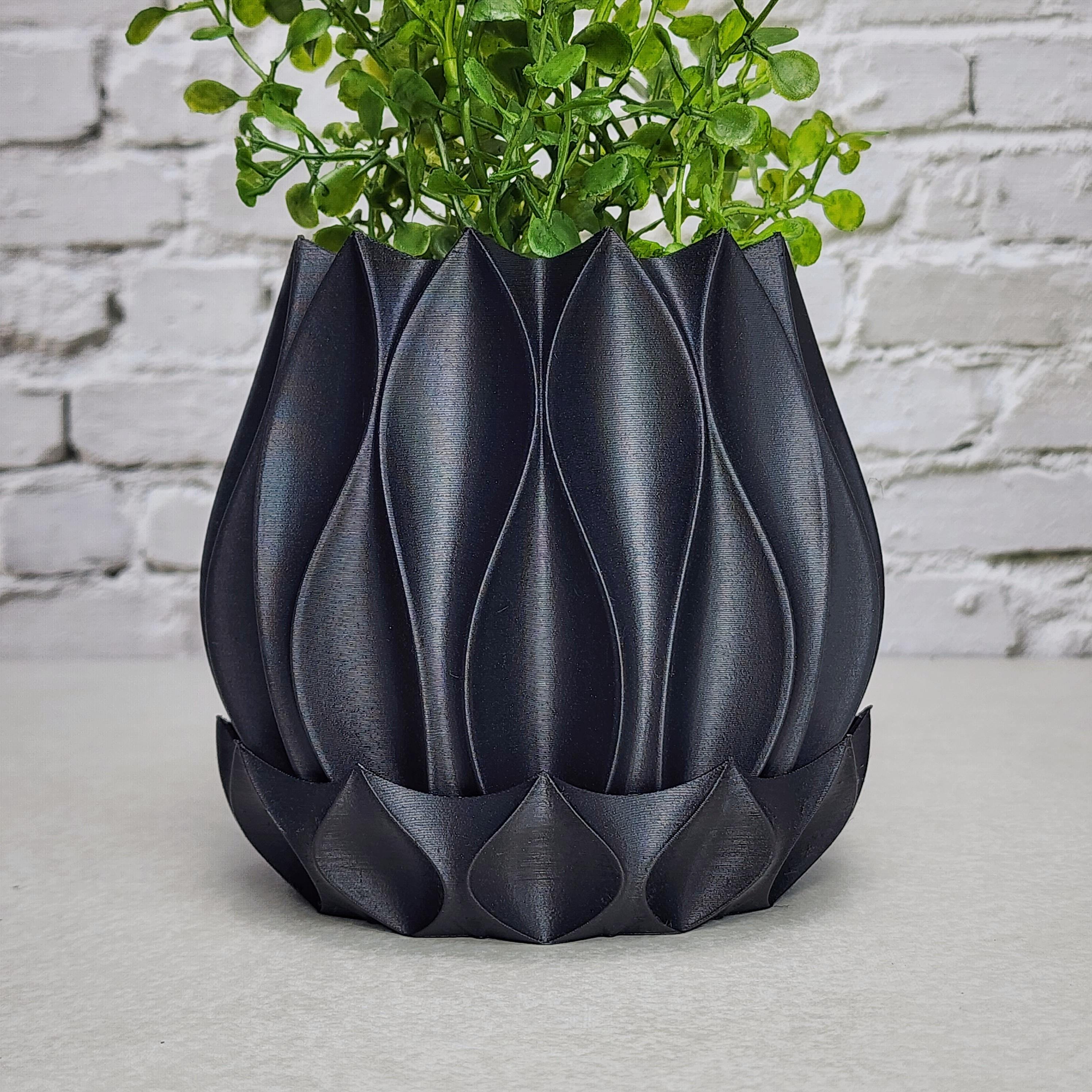 Lotus Planter Pot: Eco-friendly Biodegradable Planter With Drainage ...