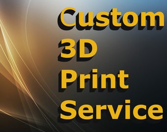 Aangepaste 3D-printservice