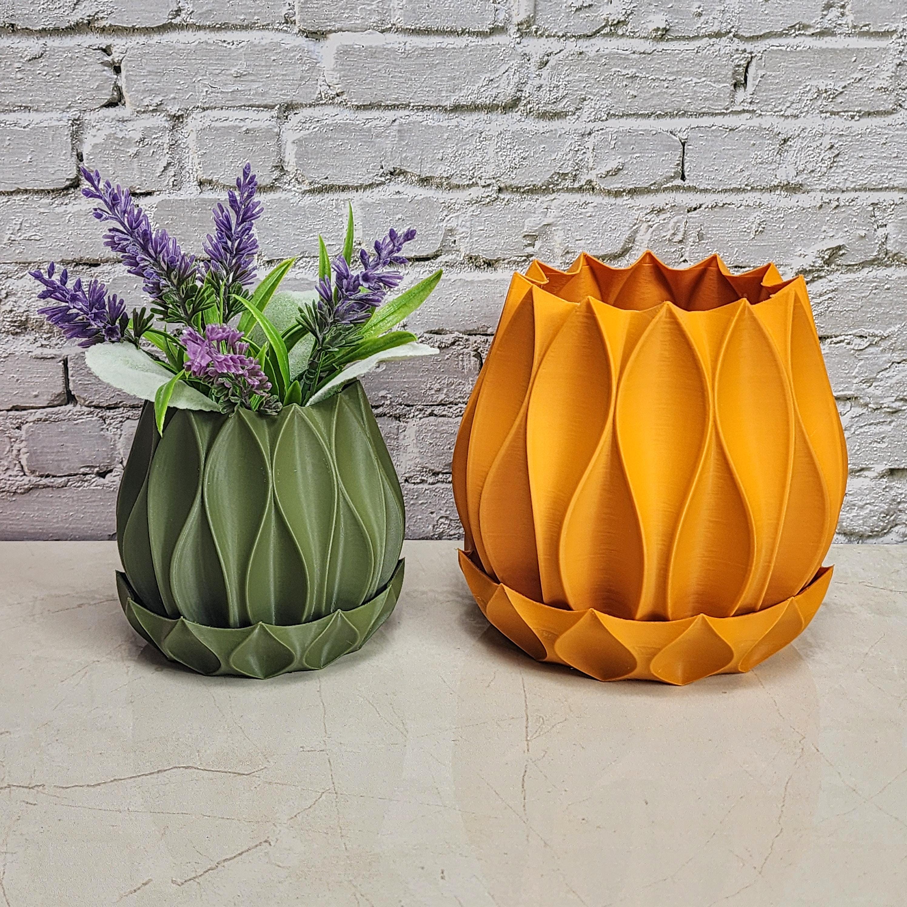 Lotus Planter Pot: Eco-friendly Biodegradable Planter With Drainage ...