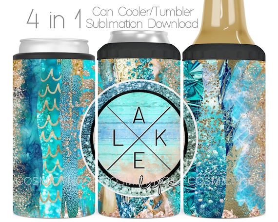 Lake Life 4 in 1 Tumbler / Can Cooler
