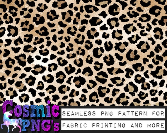 Seamless Leopard Print Background Png Digital File Download Leopard Print  Digital Download Printable Leopard Print Background Png Download 