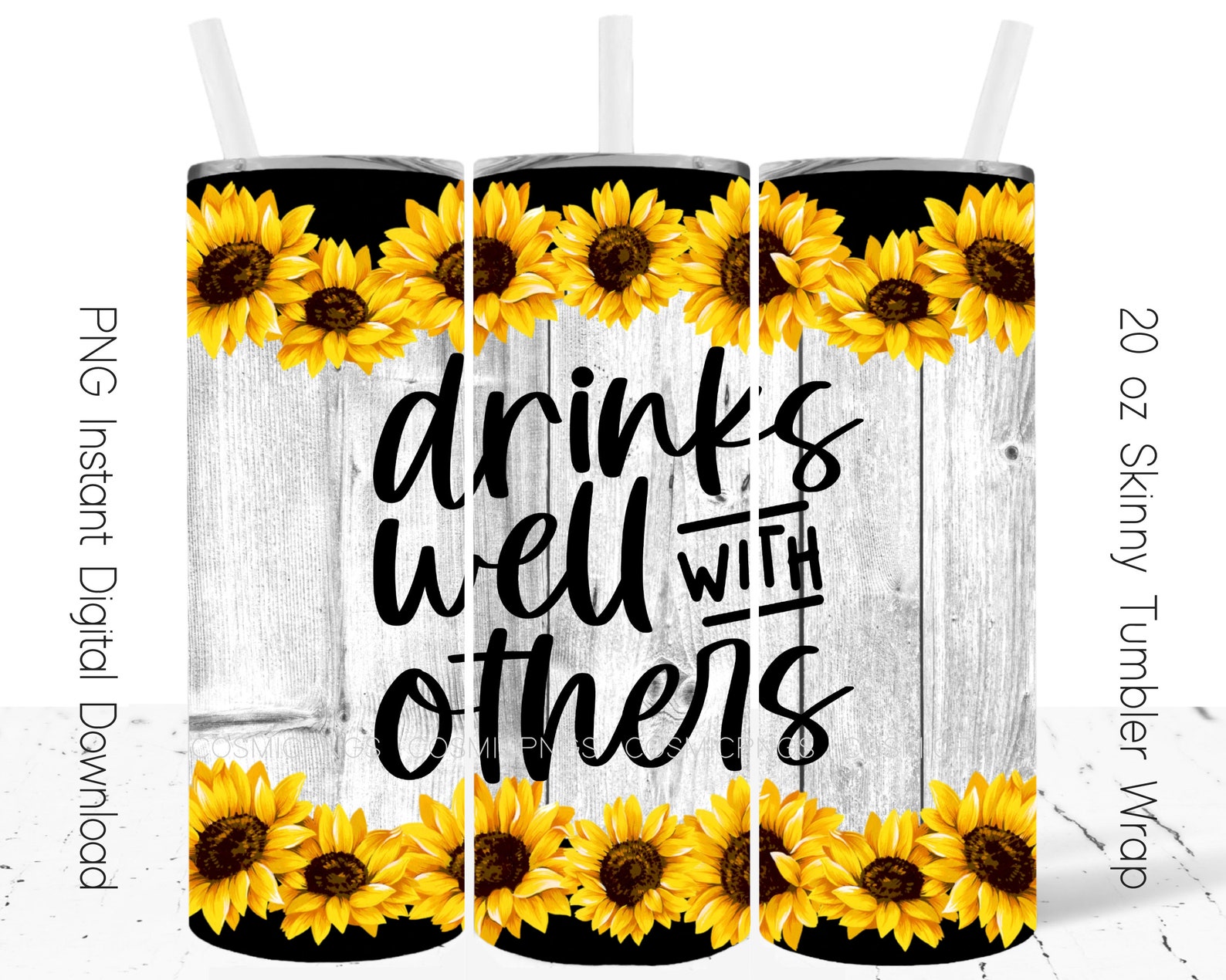 Funny Drinking Tumbler Wrap 20oz Skinny Design Sublimation Etsy