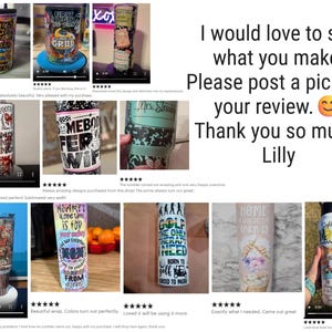 Funny Sarcastic 4-in-1 Can Cooler Sublimation Wrap Karma Design (Digital Download) image 8