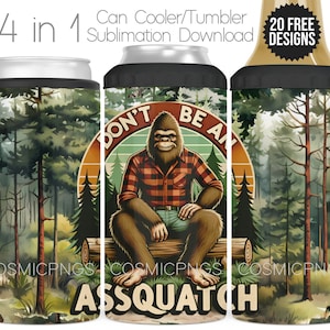 Enfriador de latas 4 en 1 para hombre, diseño de sublimación PNG, sarcástico, para camping, vaso, taza, descarga digital