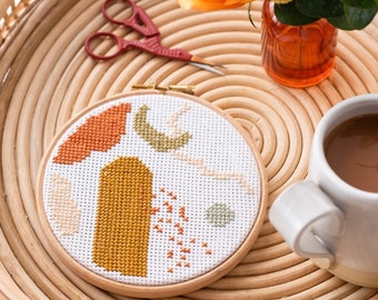 Cross Stitch Kit - Abstract Shapes