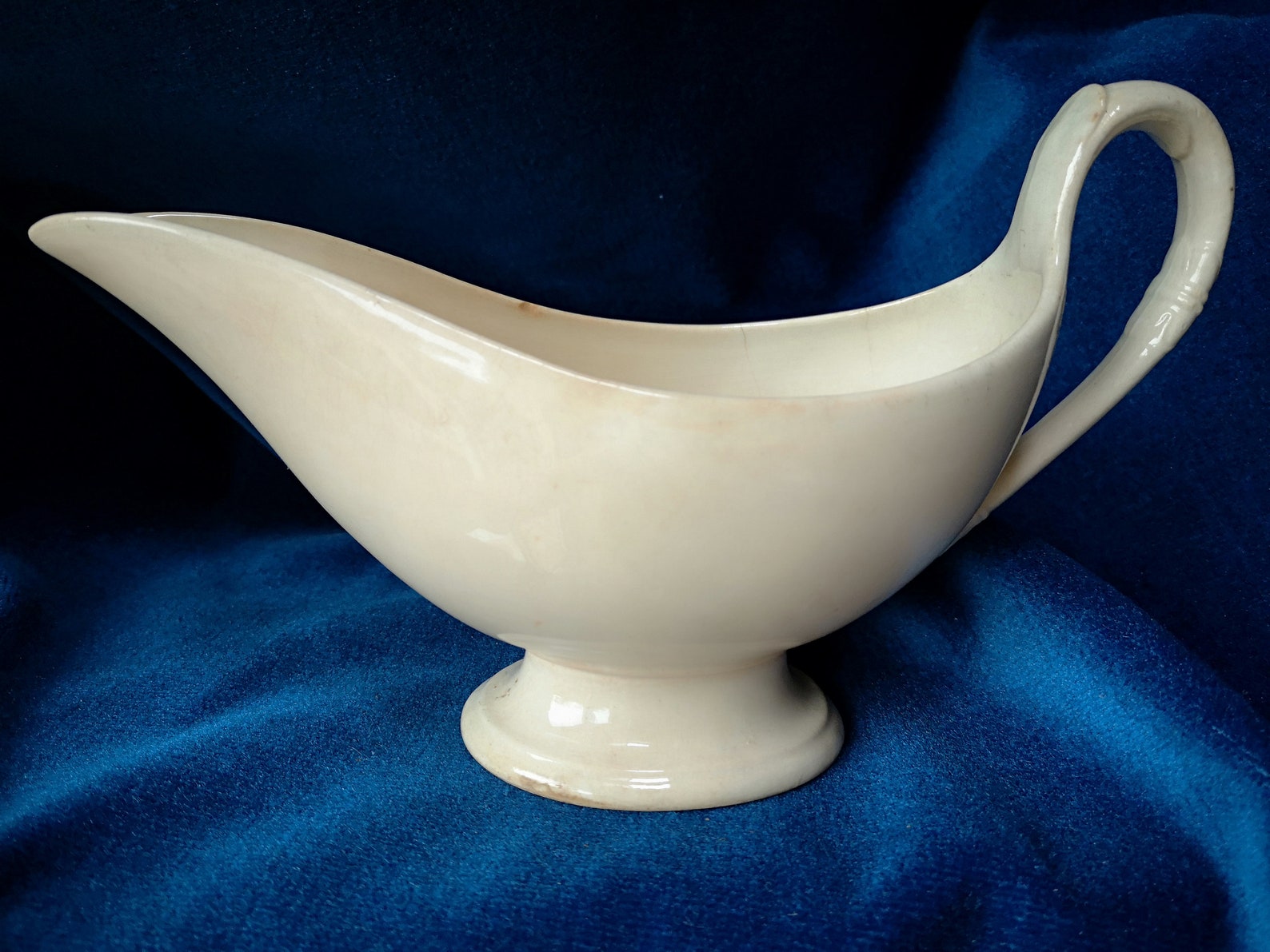 French Antique Sauce boat Gravy boat Rustic Cottage style Etsy