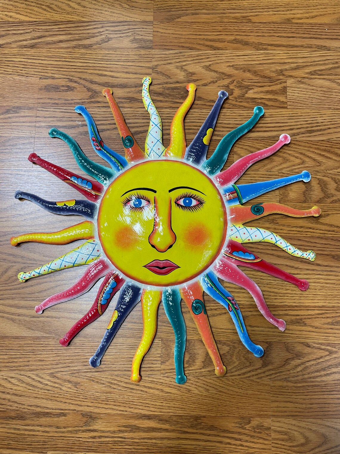 Outdoor Metal Sun Etsy